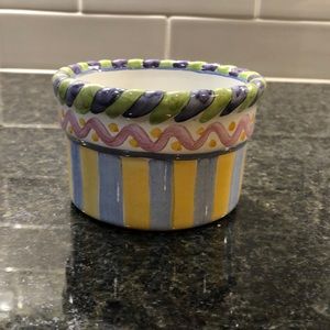 Mackenzie-Childs Piccadilly Soufflé Bowl